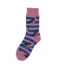 ShuttleSocks Junior Partridge Socks - Pink/Blue - Size 12.5-2.5